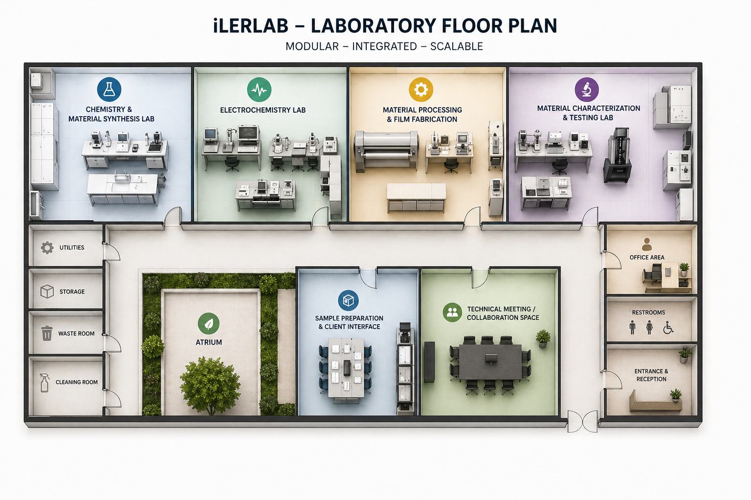 Plano del laboratorio de iLerlab